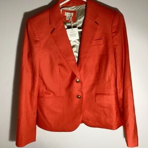 J. Crew Bold Red Blazer